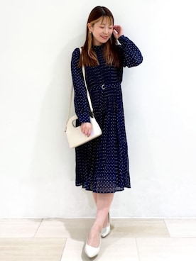 index スタッフさん（レディース・154cm）の春コーディネート