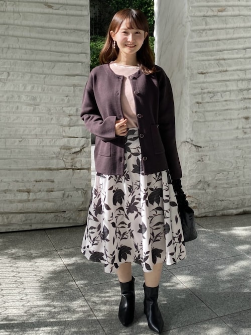 ダブルフェイスコーディガン【洗濯機OK】（カーディガン/ボレロ