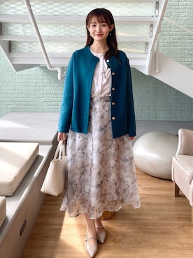 index スタッフさん（レディース・158cm）の秋コーディネート