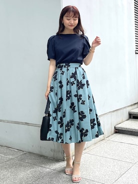 index スタッフさん（レディース・158cm）の春コーディネート