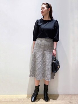 index スタッフさん(レディース・160cm)の秋コーディネート