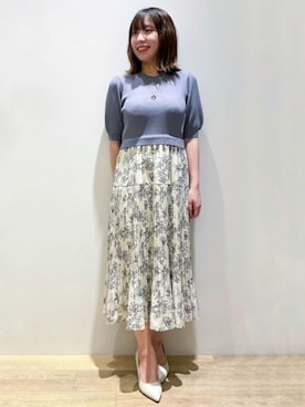 index スタッフさん（レディース・156cm）の春コーディネート