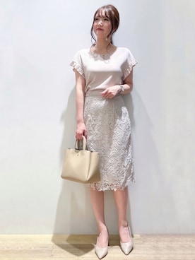 index スタッフさん（レディース・160cm）の夏コーディネート