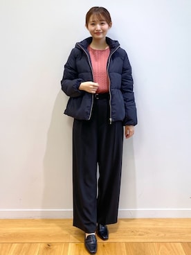 「index（インデックス）のアイテム（ジャケット/アウター）」を使った、index スタッフさん（レディース・158cm）の秋コーディネート