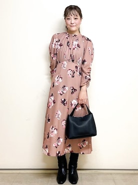 index スタッフさん（レディース・156cm）の秋コーディネート