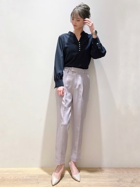 index スタッフさん(レディース・158cm)の春コーディネート