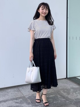 index スタッフさん（レディース・158cm）の夏コーディネート