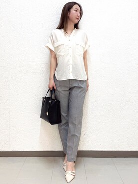 index スタッフさん（レディース・160cm）の春コーディネート