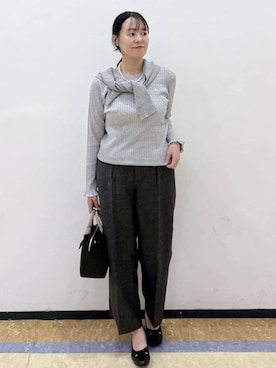 index スタッフさん（レディース・164cm）の冬コーディネート