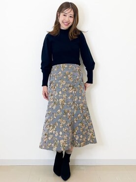 index スタッフさん(レディース・157cm)の秋コーディネート