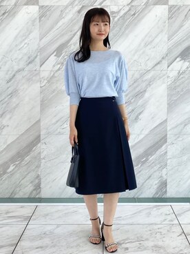 index スタッフさん（レディース・158cm）の春コーディネート