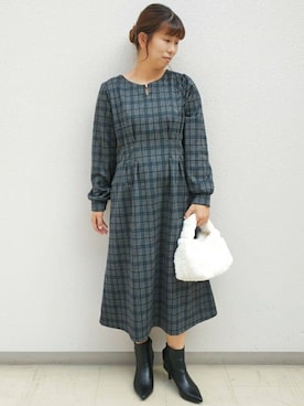 「index」｜index スタッフさん（レディース・160cm）の秋コーディネート