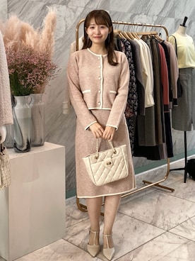 index スタッフさん（レディース・158cm）の秋コーディネート