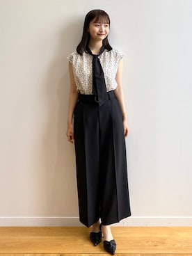 index スタッフさん（レディース・158cm）の夏コーディネート