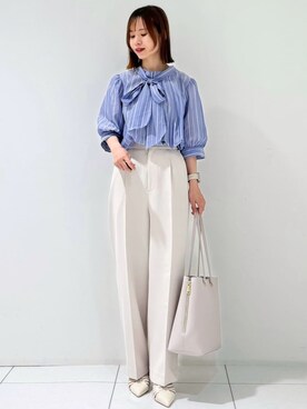 index スタッフさん(レディース・148cm)の夏コーディネート