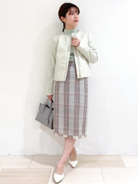 index スタッフさん(レディース・158cm)の春コーディネート