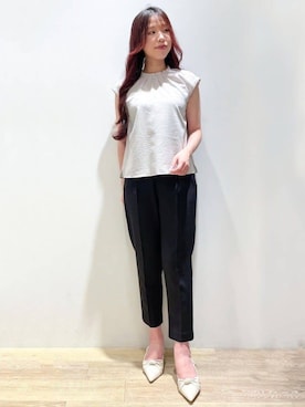 index スタッフさん（レディース・165cm）の夏コーディネート