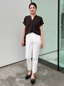 index スタッフさん（レディース・165cm）の夏コーディネート