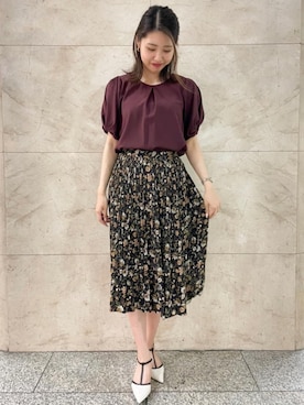 index スタッフさん(レディース・158cm)の夏コーディネート