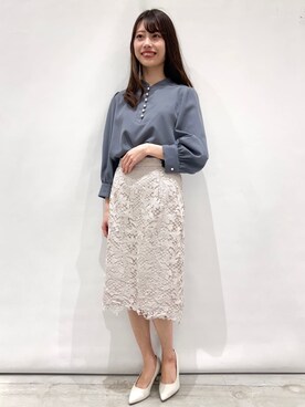 index スタッフさん（レディース・160cm）の春コーディネート