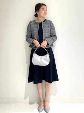 index スタッフさん（レディース・158cm）の春コーディネート