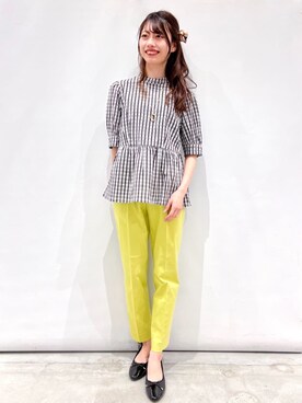 index スタッフさん（レディース・160cm）の春コーディネート