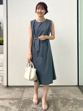 index スタッフさん（レディース・158cm）の夏コーディネート