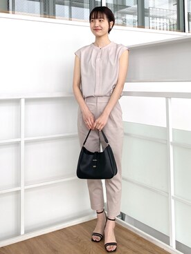 index スタッフさん（レディース・158cm）の春コーディネート