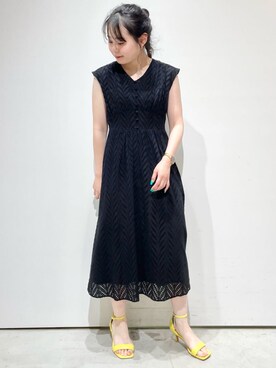 index スタッフさん（レディース・158cm）の夏コーディネート