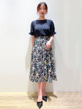 index スタッフさん（レディース・165cm）の夏コーディネート