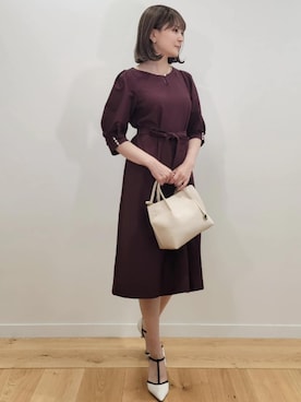 index スタッフさん（レディース・158cm）の夏コーディネート