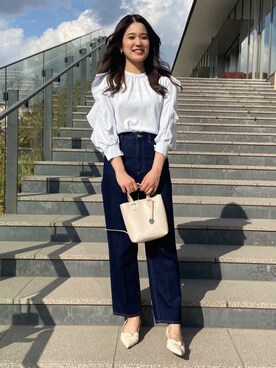 index スタッフさん(レディース・165cm)の春コーディネート