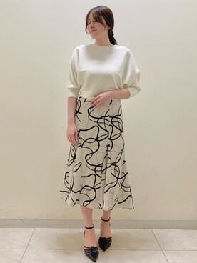index スタッフさん（レディース・163cm）の春コーディネート