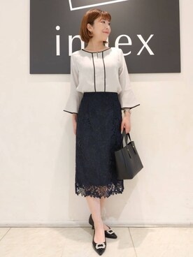 index スタッフさん(レディース・162cm)の秋コーディネート