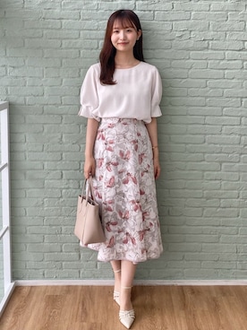 index スタッフさん（レディース・158cm）の春コーディネート