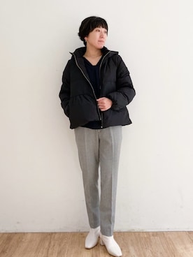 「index（インデックス）のアイテム（ジャケット/アウター）」を使った、index スタッフさん（レディース・162cm）の秋コーディネート