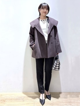 index スタッフさん（レディース・160cm）の冬コーディネート