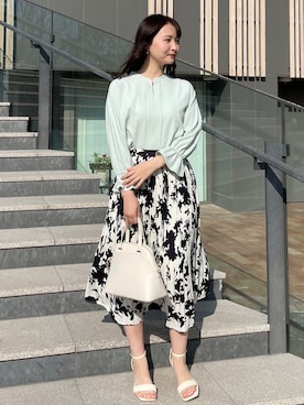 index スタッフさん（レディース・158cm）の春コーディネート