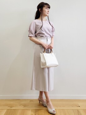 index スタッフさん（レディース・158cm）の夏コーディネート