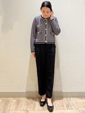 index スタッフさん（レディース・160cm）の秋コーディネート