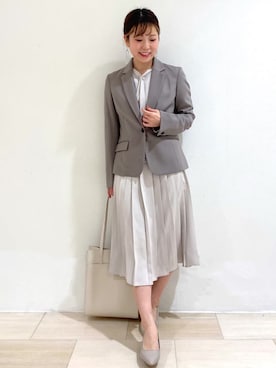 index スタッフさん（レディース・158cm）の春コーディネート