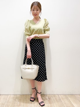 index スタッフさん（レディース・158cm）の夏コーディネート