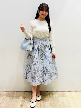 index スタッフさん（レディース・158cm）の秋コーディネート