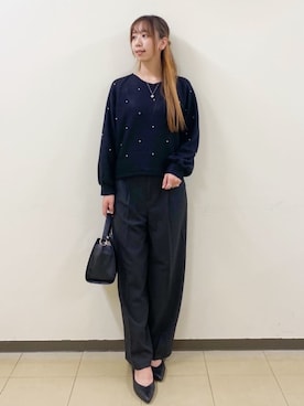 「index」｜index スタッフさん（レディース・167cm）の秋コーディネート