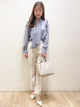 index スタッフさん(レディース・157cm)の春コーディネート