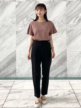 index スタッフさん（レディース・158cm）の夏コーディネート