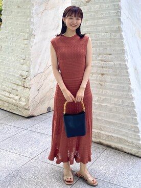 index スタッフさん（レディース・158cm）の夏コーディネート