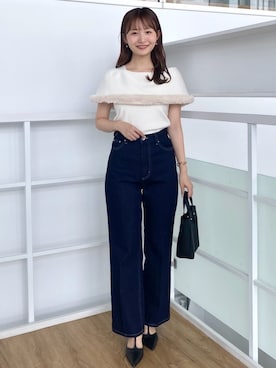 index スタッフさん（レディース・158cm）の夏コーディネート