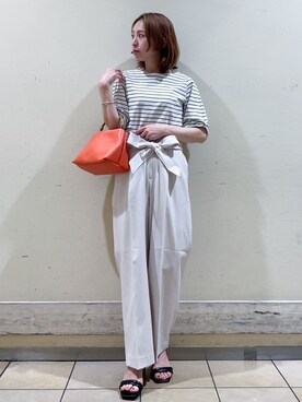 index スタッフさん（レディース・157cm）の春コーディネート