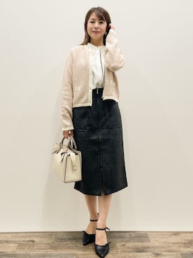 「index（インデックス）のアイテム」を使った、index スタッフさん（レディース・149cm）の秋コーディネート